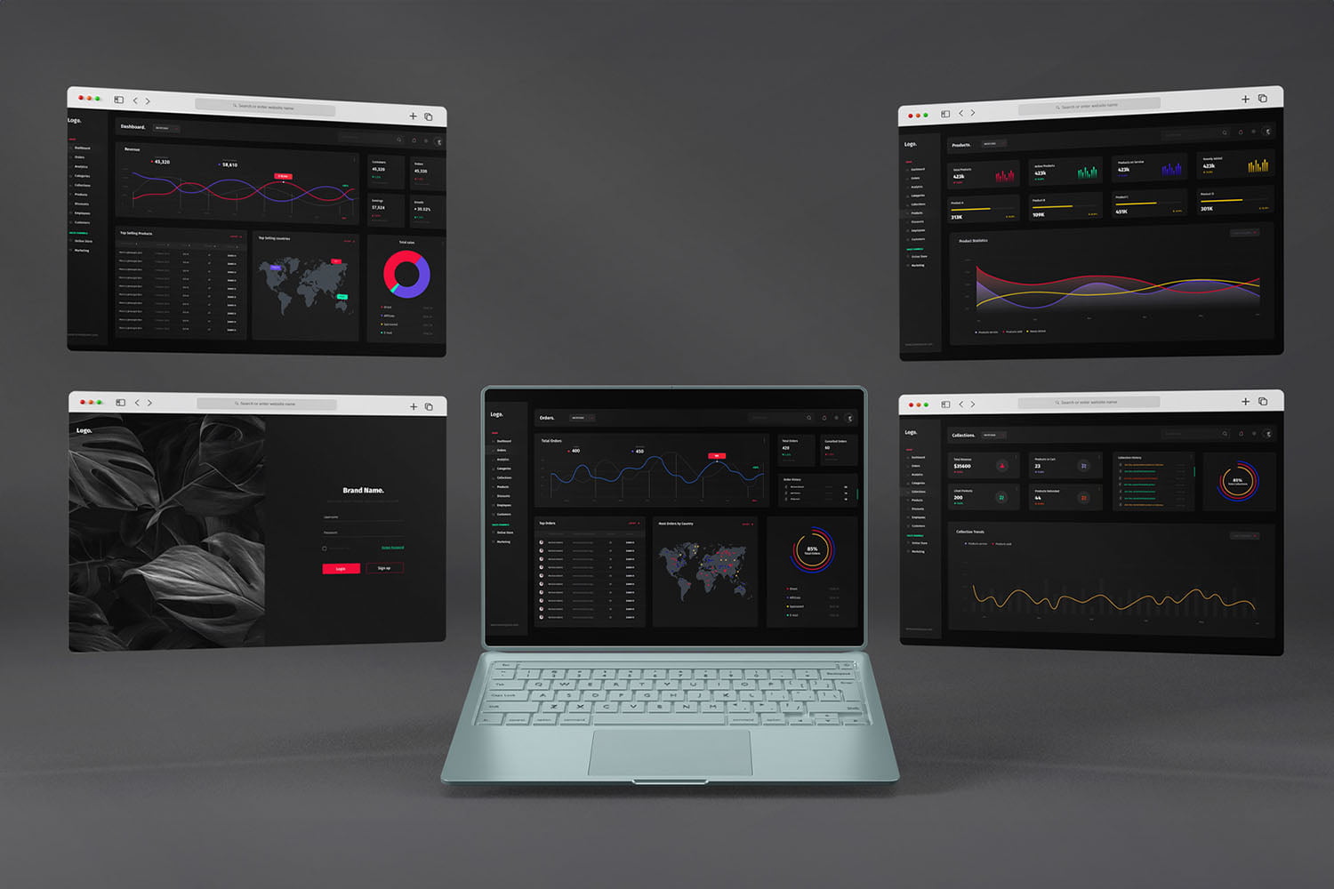 Analytic dashboard UI Ux